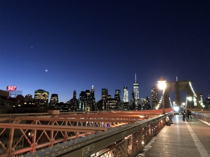 Brooklyn Bridge夜景２