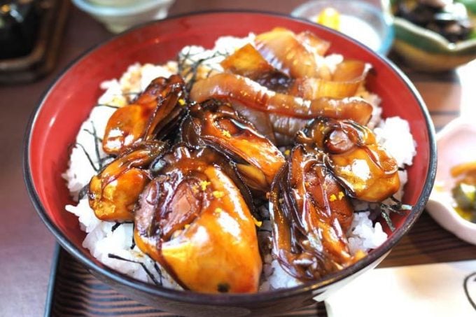牡蠣カバ丼