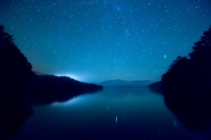 北海道 星空 然別湖(鹿追町)