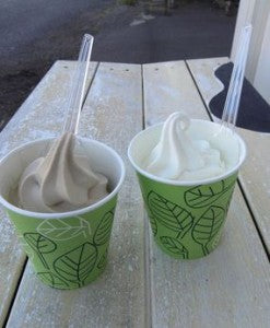 北海道 ソフトクリーム 山川牧場自然牛乳 直営工場売店ソフトクリーム